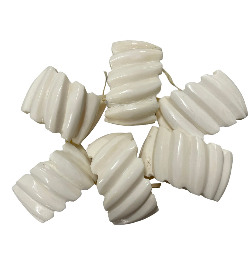 Uganda Bone Napkin Rings - 6 Piece