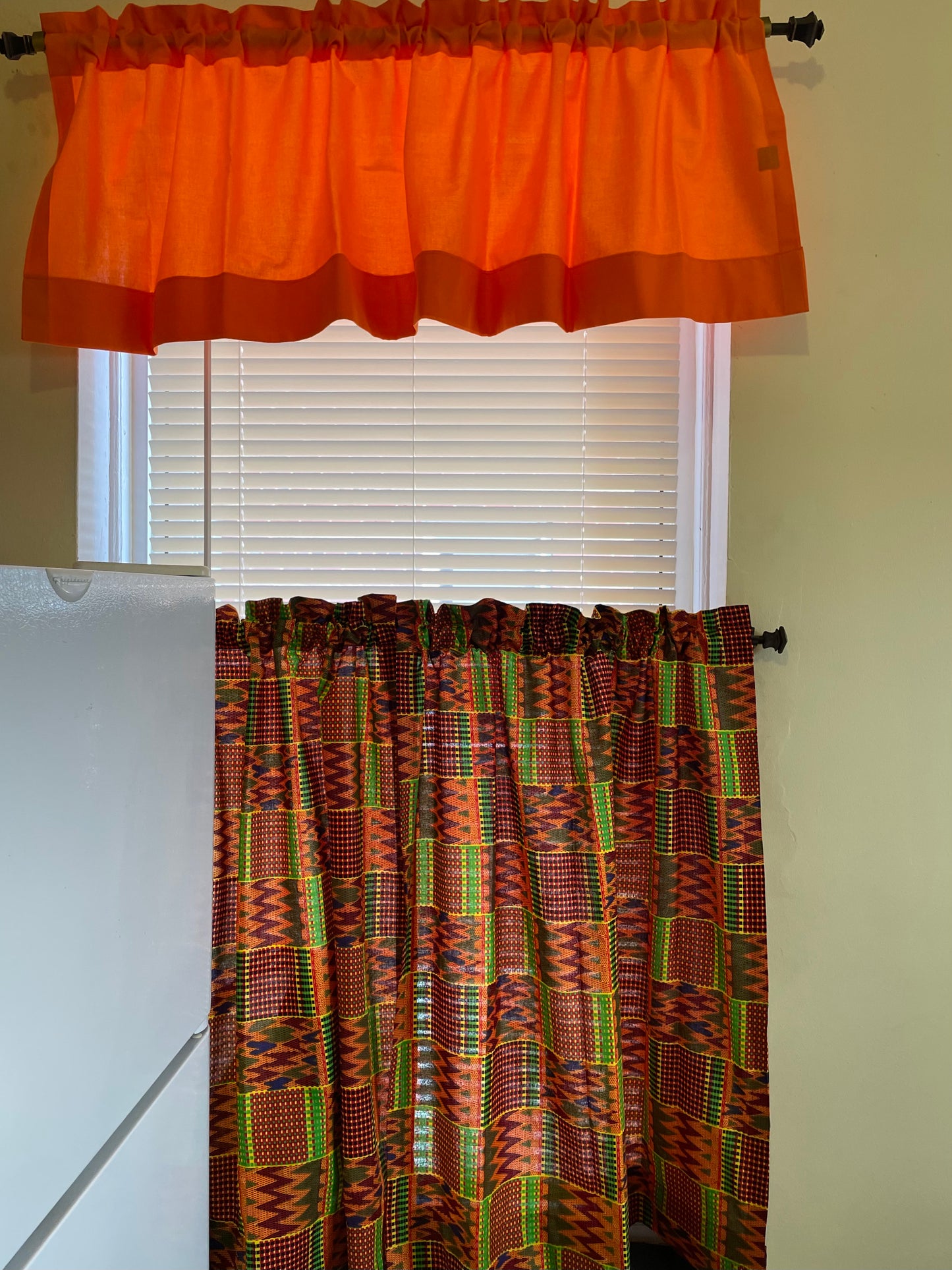 Kitchen Curtain Set - 3 Piece