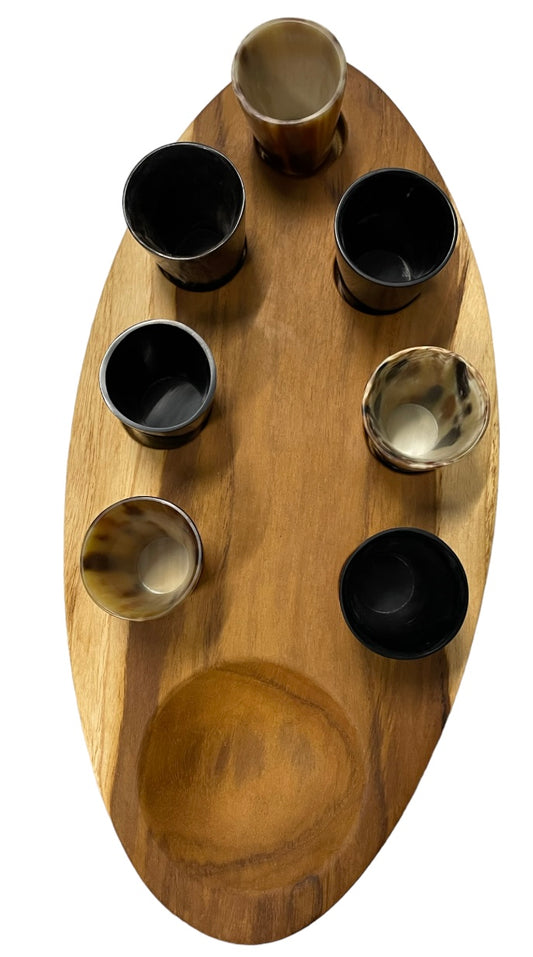 Uganda Horn Shot Glass - 8 Piece
