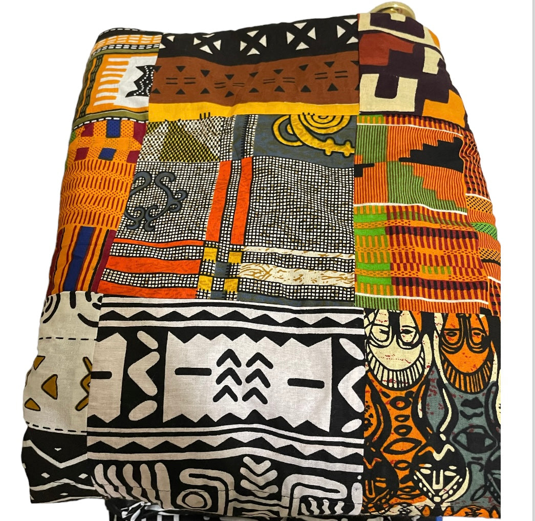 Throw Ankara Plush