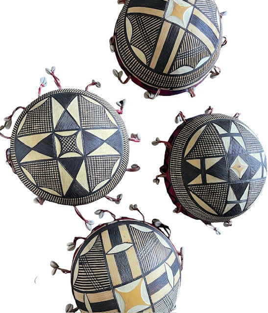 Ghana Calabash Wall Decor - 4 Piece
