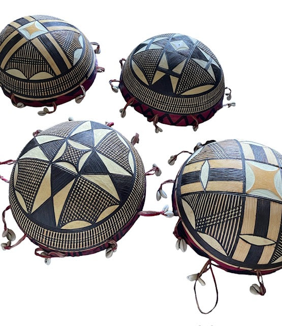 Ghana Calabash Wall Decor - 4 Piece