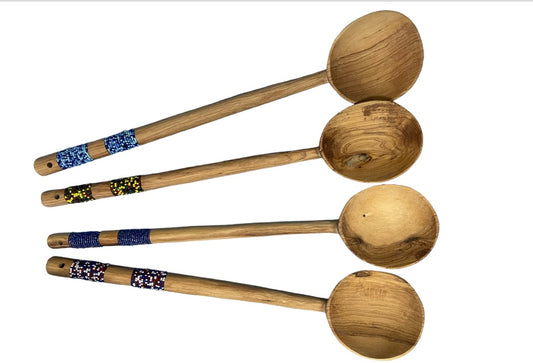 Uganda Double Beaded Long Spoon