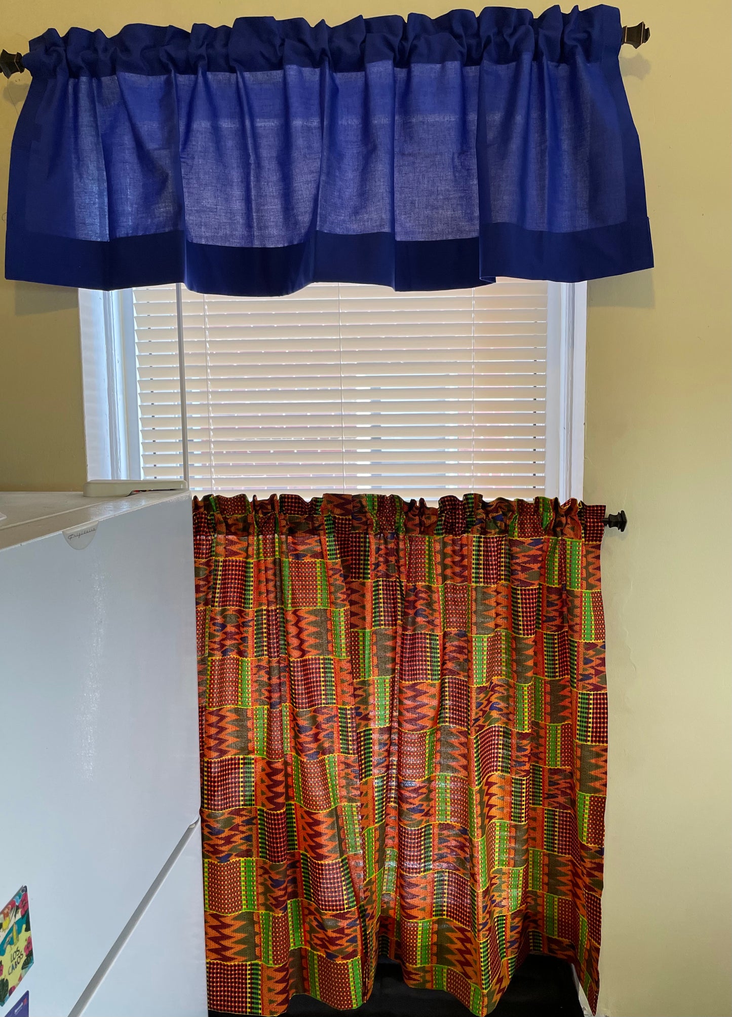 Kitchen Curtain Set - 3 Piece