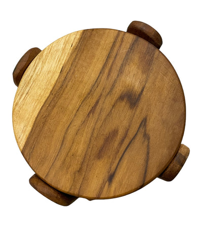 Uganda Teak Coaster Set - 4 Piece